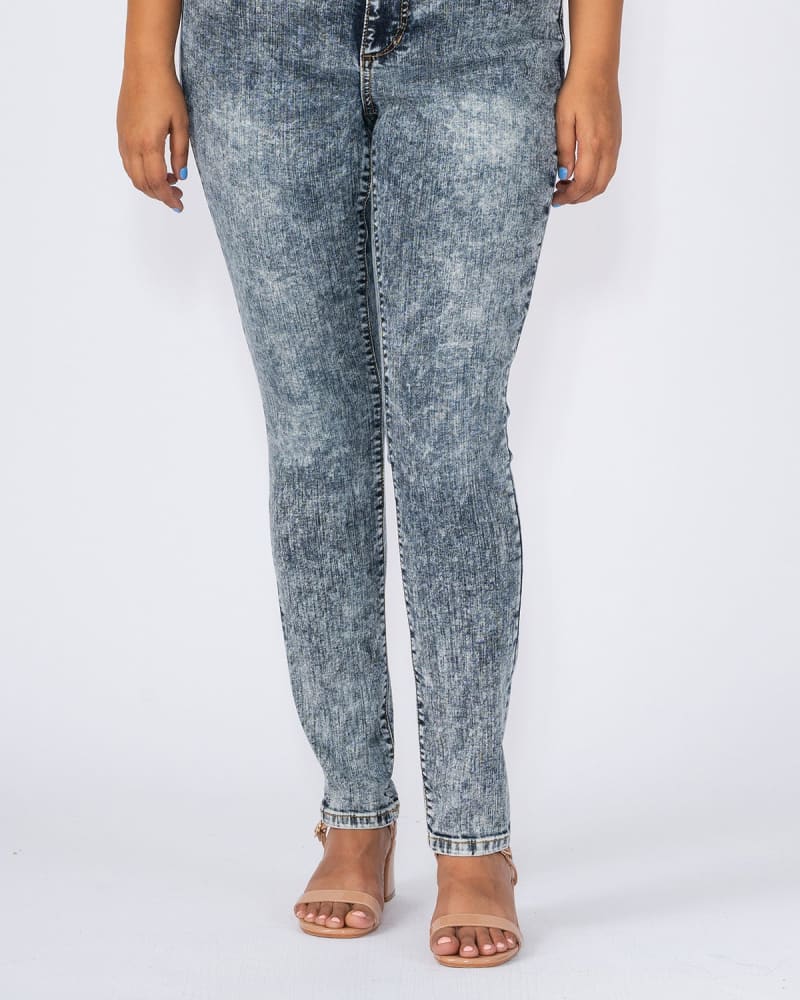 Front of a model wearing a size 12 High Rise Skinny - Hattie in HATTIE by Slink Jeans. | dia_product_style_image_id:309487